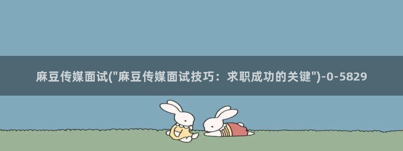 91麻豆国产专区在线观看：麻豆传媒面试(\