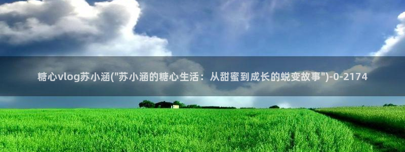  vlog糖心网站：糖心vlog苏小涵(\